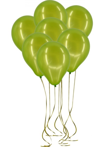 100'LÜ Lateks Pastel Balon Yeşil