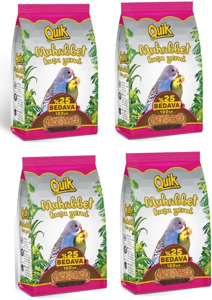 Muhabbet Kuşu Yemi 4 Adet