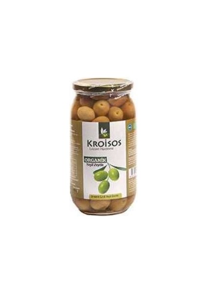 Organik Yeşil Zeytin 600 gr