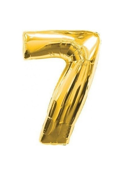 Gold Folyo Balon 7 Rakamı