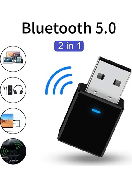 SY317 USB 3in1 Bluetooth 5.0 Fm Transmitter Receiver AL-33271