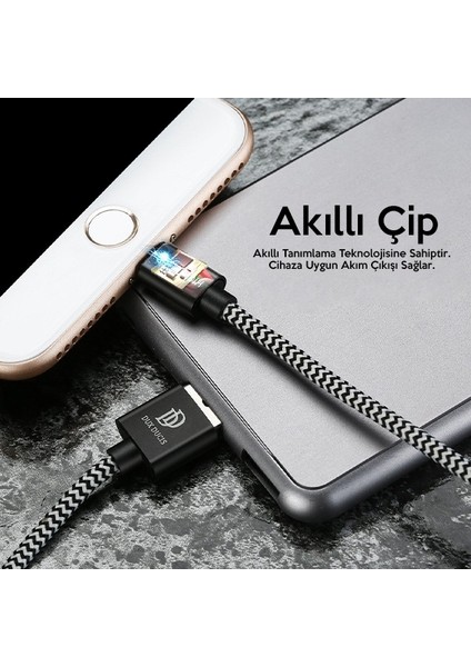 Dux Ducis K-One Cable Iphone USB Şarj Kablosu 1 mt DUX-34080 fiyatları