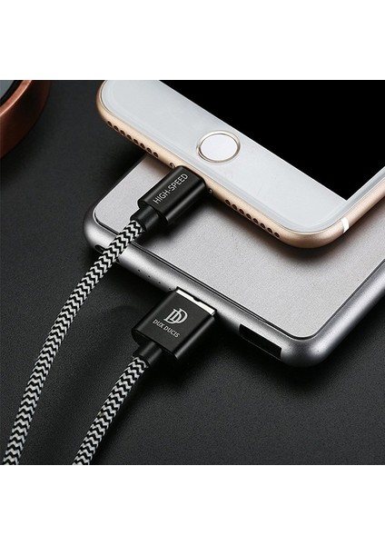 Dux Ducis K-One Cable Iphone USB Şarj Kablosu 3 mt DUX-34082