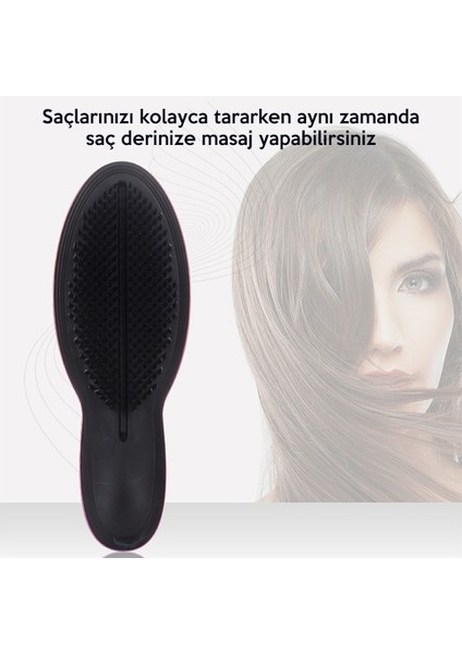 Siyah Saç Açma ve Tarama Fırçası Saç Tarağı fiyatları