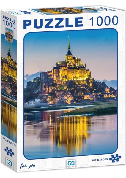 Ca Games Normandiya 1000 Parça Puzzle