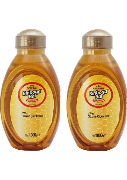 Kooperatif Süzme Çiçek Balı 1000 gr x 2'lü