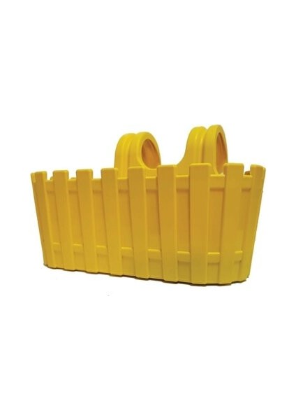 Akasya Balkon Saksı Kolay Askı 30 cm 3lt