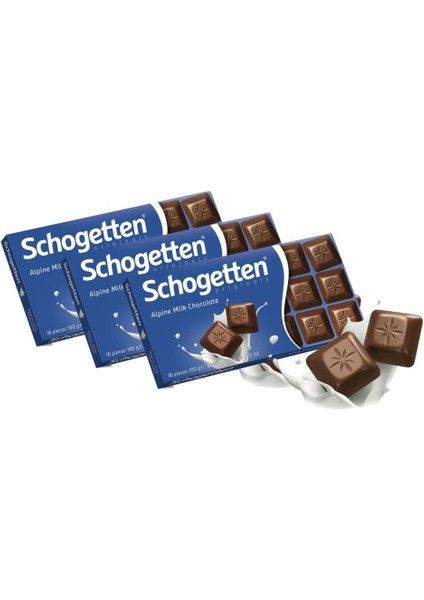 Sütlü Çikolata 100 gr x 3