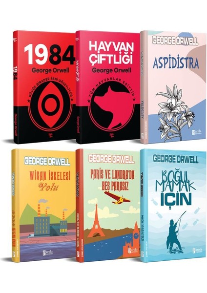 George Orwell Ölümsüz Eserleri - 6 Kitap