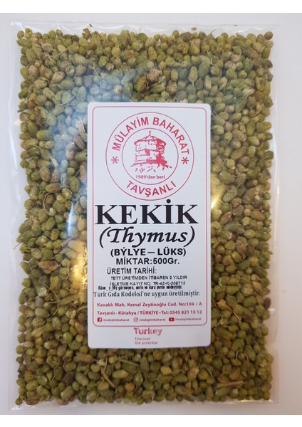 Mülayim Baharat Bilye Kekik (Thymus) 500 gr