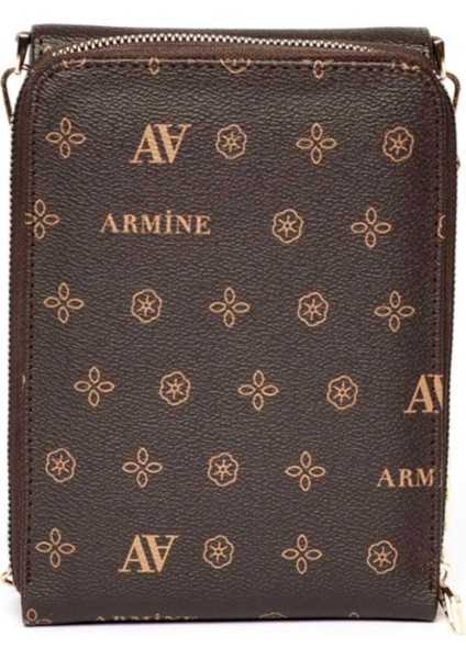 266 Kadın Yan Çanta - Kahve Ekose - Tek Ebat modelleri