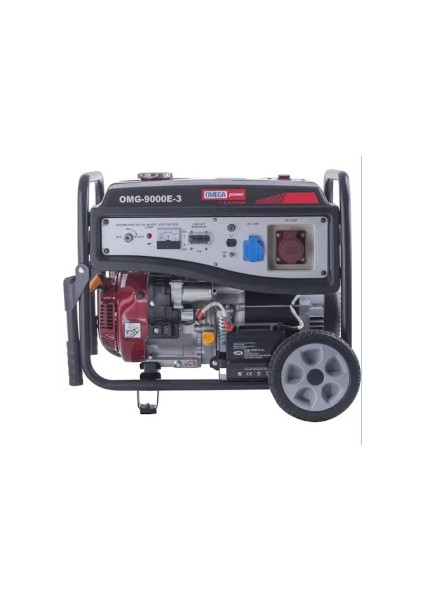 OMG-9000E-3 Benzinli Jeneratör Trifaze Marşlı 9 Kva