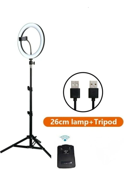 Rıng Fıll Lıght LED Işık Tripod ile Bluethoot Kumanda -Tiktoker