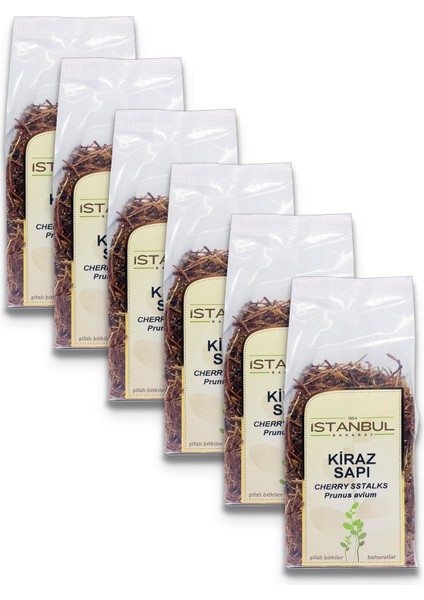 6 'lı Istanbul Baharat Kiraz Sapı 70 gr