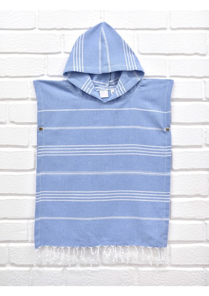 Peştemal Çocuk Panço Çizgili Mavi modelleri