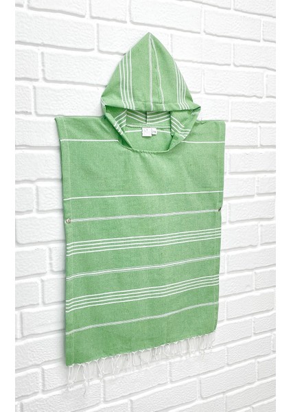 Peştemal Çocuk Panço Çizgili Yeşil