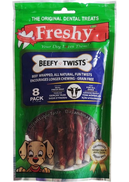 Beefy Twists - Dana Biftek Sarılı Burgu Çubuk