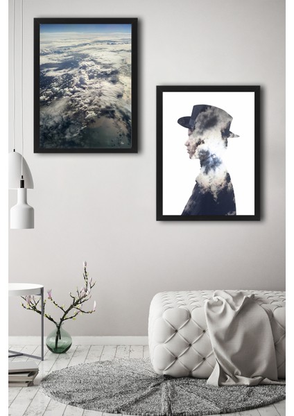 Çerçeve Hediyeli Poster Set Cloud Man 2'li