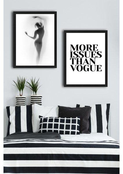 Çerçeve Hediyeli Poster Set Woman Silhouette 2'li