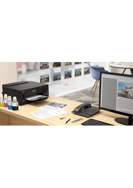 G5040 Renkli Mürekkep Tanklı Yazıcı/ Wifi/Duplex (Canon Eurasia Garantili)