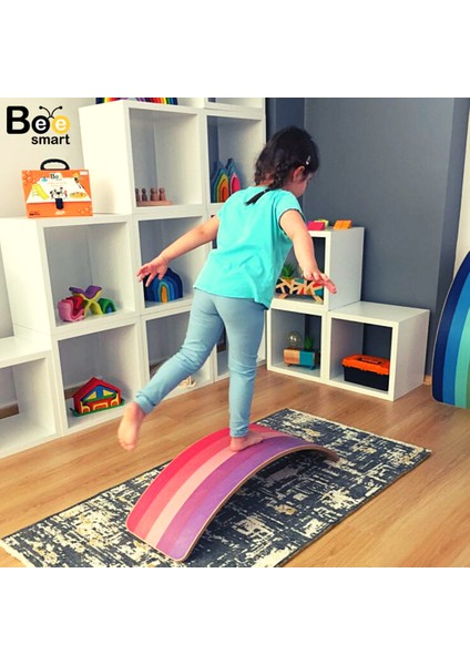 Denge Tahtası Pinky Büyük Boy - Doğal Ahşap