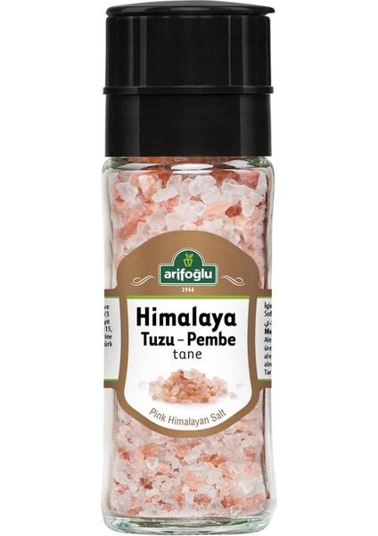 Pembe Himalaya Tuzu Sofrada Öğütme Değirmen 130 gr