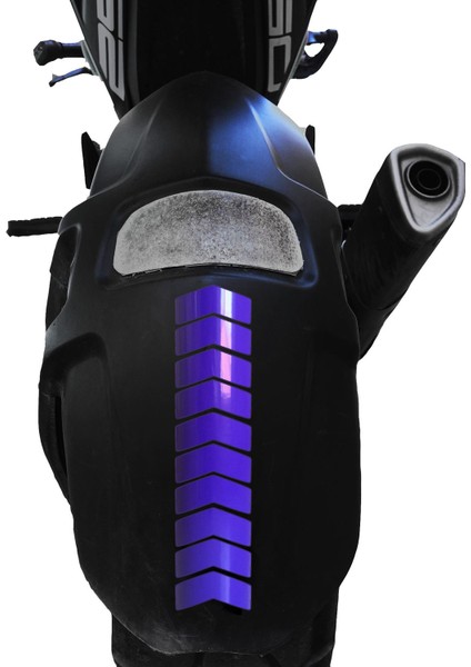 Ok Tasarımlı Patlıcan Moru Çamurluk Kask Sticker Çınar Extreme fiyatları