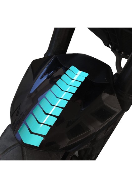 Ok Tasarımlı Nane Yeşili Çamurluk Kask Sticker Çınar Extreme
