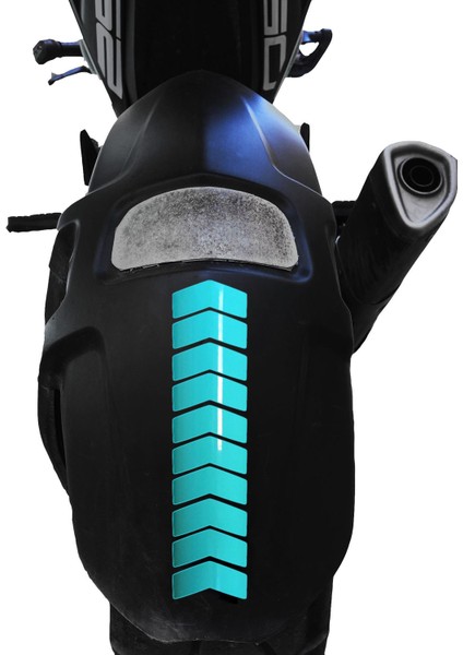 Ok Tasarımlı Nane Yeşili Çamurluk Kask Sticker Çınar Extreme fiyatları