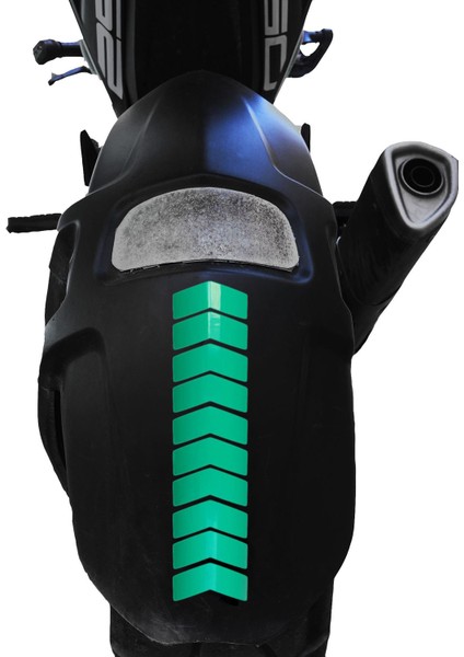 Ok Tasarımlı Orman Yeşili Çamurluk Kask Sticker Çınar Extreme fiyatları