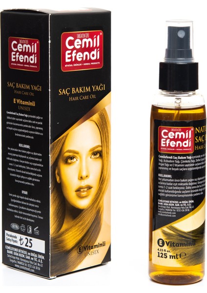 Saç Bakım Yağı 125 ml