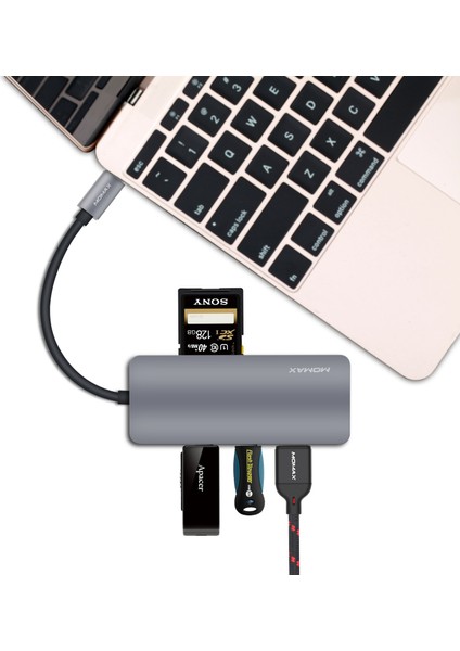 Onelink 6 In 1 Usb-C Hub Çevirici Dönüştürücü