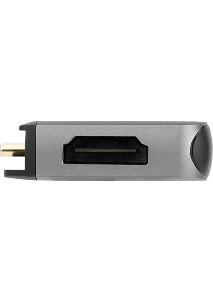 Onelink 4 In 1 Usb-C Pd Hub Çevirici Dönüştürücü Koyu Gri