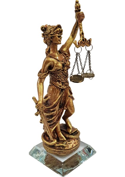 Adalet Terazisi Gold Ofis Makam Büro Hediyesi Hakim Savcı Avukat Hukuk modelleri