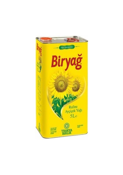 Ayçiçekyağı 5 Lt x 4