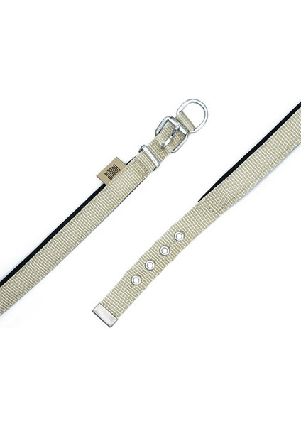 Köpek konfor Dokuma Boyun Tasması Haki 3X42-50 cm