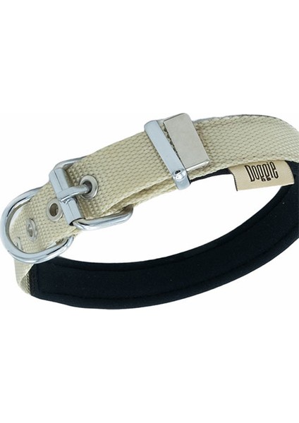 Köpek konfor Dokuma Boyun Tasması Haki 3X42-50 cm