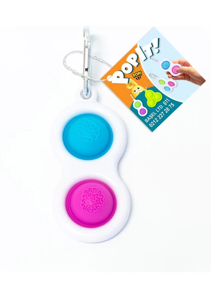 Pop It Push Bubble Pop It Duyusal Oyuncak Özel Stres Anahtarlık 6226