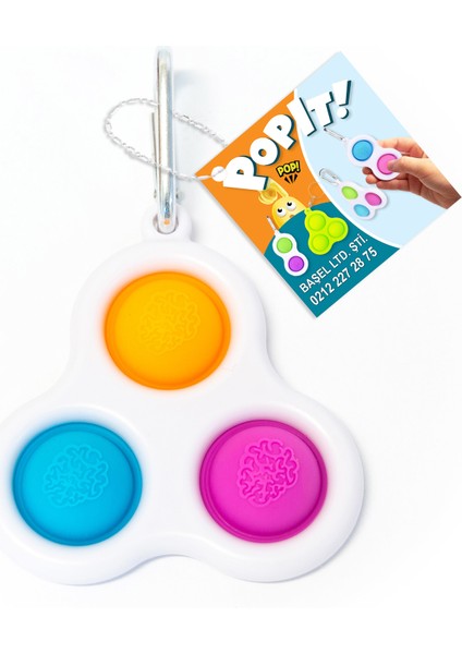 Pop It Push Bubble Pop It Duyusal Oyuncak Özel Stres Anahtarlık 6219