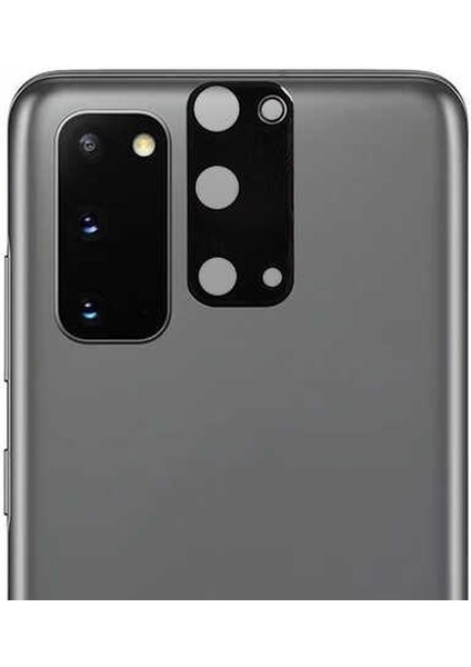 Samsung Galaxy S20 Kamera Lens Koruyucu Cam Siyah