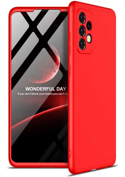 Samsung Galaxy A52 Kılıf Zore Ays Kapak Kırmızı