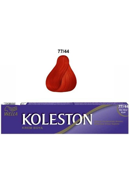 Koleston Tüp Boya 77/44 Kor Ateşi Kızılı