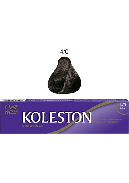 Koleston Kahve 4.0 Tüp Saç Boyası