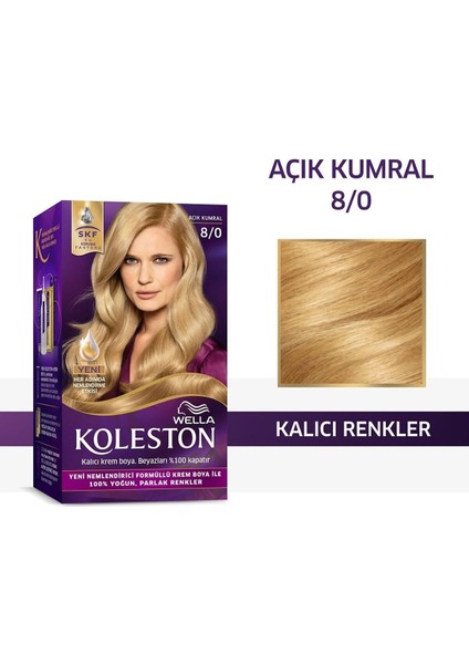 Koleston Açık Kumral 8.0 Saç Boyası