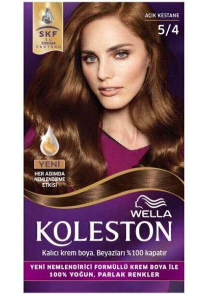 Wella Koleston Koleston Kit Saç Boyası 5/4 Açık Kestane Saç Boyası