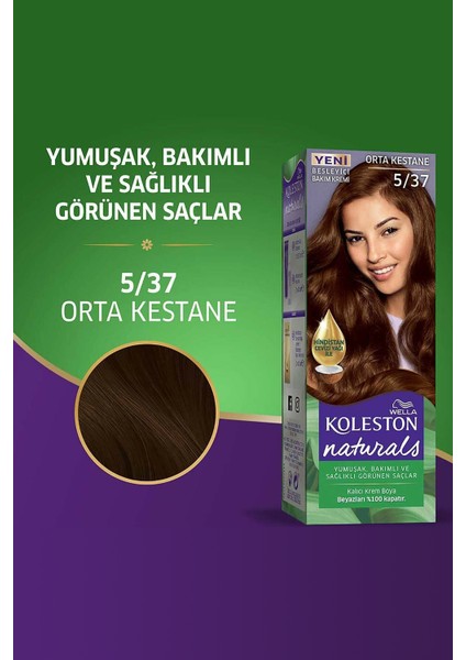 Koleston Naturals 5/37 Orta Kestane