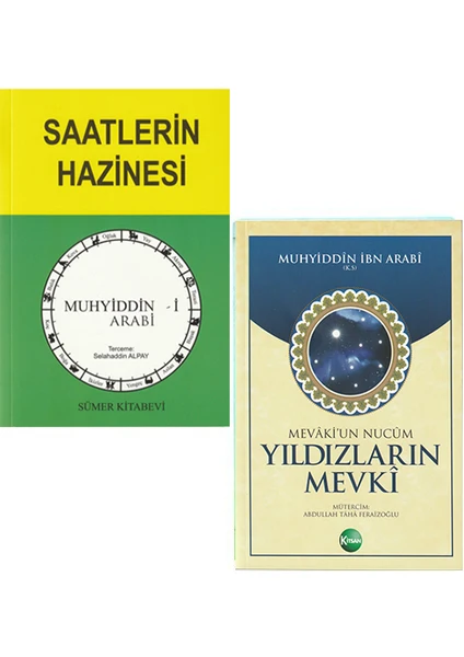 Ibn Arabi Saatlerin Hazinesi & Yıldızların Mevki 2 Kitap Set