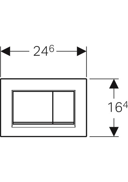 SIGMA30 115.883.KN.1 Çift Basmalı Mat/parlak/mat