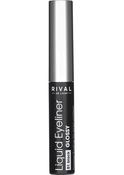 Rival De Loop Likit Eyeliner No:01 Siyah Parlak