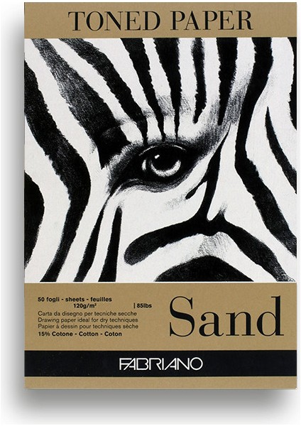 A3 Toned Paper Sand Eskiz Blok Kum Rengi 120 Gram 50 Yaprak